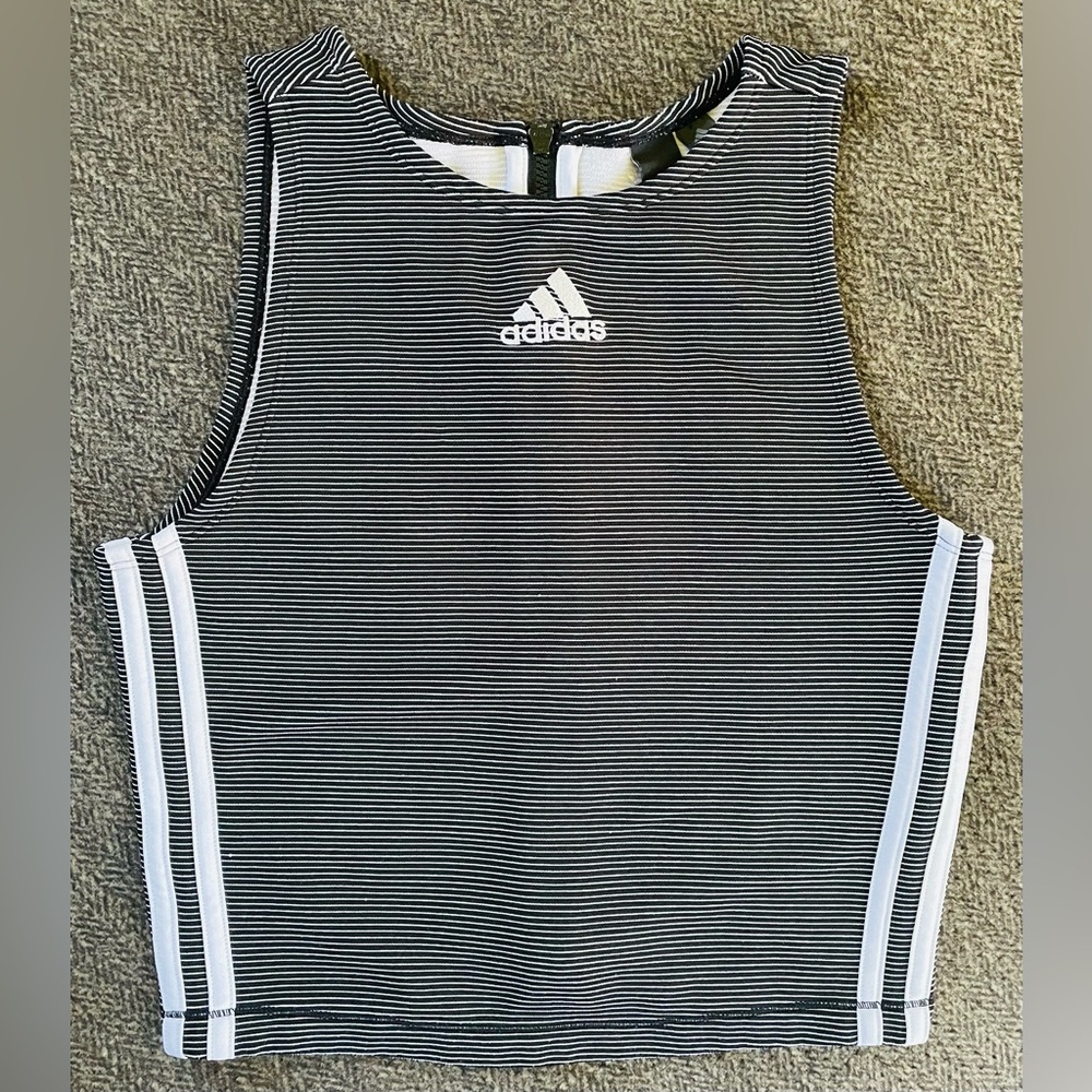 Women’s size Small adidas full zip tank top